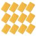 Dish Sponge 12Pcs Non-Scratch Scrub Sponge Absorbent Kitchen Sponges Quick Foaming Dish Scrubber Pads for Effortless Cleaning Dishes Pots Pans Yellow