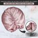 Blissy Silk Bonnet for Sleeping | 100% Pure Mulberry Silk 22 Momme | Satin Hair Cap for Long & Curly Hair | Pink Satin Bonnet Sleep Cap - Buy Online on GoSupps.com