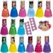 Disney Princess 15 Piece Water-Based Nail Polish Set for Kids | Quick Dry & Peel Off | Gift Kit with Toe Spacers | Ages 3 - Buy Online on GoSupps.com