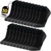 Alaplus sneaker socks men women breathable sports socks made of cotton high-quality short running socks 10 pair/5 pair 43-46 10 pair black