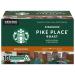 STARBUCKS PIKE PLACE Roast Medium Roast Ground Coffee K-CUP Pods 10 ct Box Pike Place 125 g (Pack of 1)