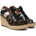 Vionic Women's Capri Jaylah Wedge Sandals - Black | Orthotic Insole Arch Support | Sizes 5-11 - Buy Online on GoSupps.com