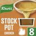 Knorr Chicken Stock Pots 8x 28g Single - Gluten-Free, Rich Chicken Flavour - Buy Online on GoSupps.com