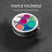 Round Color Palette Pill Box - 3 Compartment Travel Organizer | Portable & Convenient for International Shipping - Buy Online on GoSupps.com
