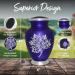 Purple Cremation Urn with Velvet Bag - Large Memorial Ashes Urn for Male & Female - Honour Your Loved One with this Rose Urn for Ashes - Buy Online on GoSupps.com