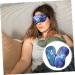 Angoily 2pcs Silk Imitation Eye Mask - Adjustable Travel Sleep Masks for Ultimate Comfort - Buy Online on GoSupps.com