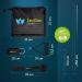 Zenone Sports Resistance Fitness Bands - 5 Robust Resistance Tapes for Home Workout - Premium Blue Fitness Straps - Train Anytime Anywhere! - Buy Online on GoSupps.com