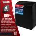 U.S. Art Supply 16x20 Black Stretched Canvas 4-Pack - Professional Artist Quality 100% Cotton Heavy-Weight Gesso - Ideal for Painting Acrylic, Pouring, and Oil 16x20 - Buy Online on GoSupps.com