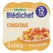 Bl dina - Bl dichef - Repas B b 12 Mois - 8 Plats Couscous des tout-petits - Petits Morceaux - 100% Ingr dients d'Origine Naturelle - D s 12 Mois - 8 Assiettes de 230g
