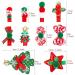 10 Piece Christmas Hair Clips for Girls | Sweet Holiday Hair Accessories for Babies Children & Women - Buy Online on GoSupps.com