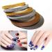 6 Rolls Nail Art Glitter Gold Silver Stripping Tape Line Strips - DIY Beauty Accessories - Buy Online on GoSupps.com