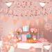 Happy Anniversary Banner Decorations - Happy Anniversary Decorations Set Includes Rose Gold Anniversary Cake Topper Letters Love Foil Balloons for Wedding Anniversary Party Decorations Rose Gold Anniversary Day Decorations - Buy Online on GoSupps.com