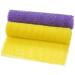 2 Pcs African Exfoliating Net  Fengek 31.5 Inch African Long Body Net Sponges Skin Back Scrubber for Daily Shower Bathing Exfoliating (Multicolor C) 31.5 x 11.8 Inch Multicolor C