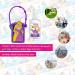 Disney Princess Hand Sanitizer Holder Set - Travel Size Refillable Sanitizers with Rapunzel Holders and Clip - Buy Online on GoSupps.com