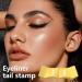 Eyelash Stamps Tool | Eyeliner Stamp Eye Liner Tool | Extensions Natural Looking Bottom Lashes for Makeup Beginner Girls Yellow - Buy Online on GoSupps.com