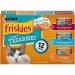 Purina Friskies Tasty Treasures with Cheese Cat Food Variety -156g Cans (Pack of 12) Friskies Tasty Treasures (Liver & Scallop)