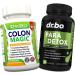 Colon Cleanse para Detox Capsules - Pro Natural Bowel Cleanser Pills for Intestinal Bloating & Fast Digestive Cleansing for Humans - Daily Constipation Relief Supplement Gut Stomach Herbal Flush