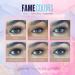 Famecolors Brown Colored Contact Lenses - Natural Daily Lenses Opaque Dark Brown No Prescription - 5 Pairs - Buy Online on GoSupps.com