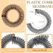 20 Pcs Flexible Circle Comb Hairband Holder for Women Girls - Black, Coffee, Clear, White | 90s Hair Accessories for Yoga Sports - Buy Online on GoSupps.com