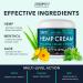 Natural Hemp Cream for Nerve Pain Relief - Made in USA with Arnica & Menthol - Extra Strength 4 oz Cream for Knees, Joints, Lower Back - Instant Results - Buy Online on GoSupps.com
