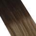 Moresoo Bonding Extensions - Real Hair Ombre U Tip Extensions | Brown to Blonde | 40g 35cm | Perfect for Gorgeous Hair Transformations - Buy Online on GoSupps.com