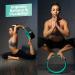 URBNFit 12-Inch Yoga Wheel for Stretching & Flexibility - Back Pain Relief - Durable Material, Soft Foam Padding - Includes Yoga Strap - Buy Online on GoSupps.com