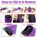 16Pcs Colored Clip in Hair Extensions 22 Inch - New Purple Highlights for Girls & Women - Heat-Resistant Synthetic Hairpieces for Party Hair Decor - Buy Online on GoSupps.com