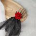 Neamou Halloween Skull Hand Hairpins - Punk Headdress With Rose Flower Halloween Skull Hand Headpiece Hairpins Halloween Skeleton Headpiece Straps - Buy Online on GoSupps.com