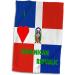 I Love Dominican Republic Towel - 3D Rose TWL_55209_1 - 15 x 22 - Buy Online on GoSupps.com