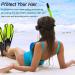 Neoprene Mask Strap Cover Set for Dive and Snorkel Masks - Non-Slip & Comfortable - Pink, Black, Blue - Buy Online on GoSupps.com
