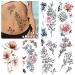 Cerlaza 100 Styles Temporary Tattoos for Women  Fake Henna Semi Permanent Tattoos for Adults  Leg Makeup Waterproof Flower Tatuajes Temporales Long Lasting Realistic Stickers