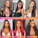 Dasollak 13x6 Straight Lace Front Human Hair Wig | Brazilian HD Transparent Lace Frontal Wig for Black Women | Pre Plucked Natural Color 28 Inch - Buy Online on GoSupps.com