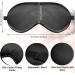 20-Piece Silk Sleep Mask with Adjustable Strap - Black Eye Cover for Women and Men | Ideal for Sleeping and Travel - Buy Online on GoSupps.com