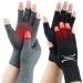 2 Pairs Arthritis Gloves for Pain Relief Compression Gloves for Arthritis Carpal Tunnel Osteoarthritis Joint Typing Driving Fingerless Hand Gloves for Women Men (Grey1+Pure Black1 Small) Small Grey1+pure Black1