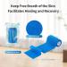 PHYTOP 10cm x 4.5m Cohesive Bandage Vet Wrap - Elastic Self Adhesive Tape for Wrist & Ankle Protection (Blue) - Buy Online on GoSupps.com