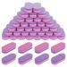 Lusofie 40Pcs Mini Nail Buffer Blocks Grit Sponge Nail Polish Sanding Buffer Reusable Double Sided Nail Buffers for Natural Nails Manicure Tools for Shaping and Polishing Nails(Pink)