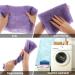 African Exfoliating Net Sponge - 2 Pack Premium Nylon Wash Net Scrubber for Body | Blue+Purple - Buy Online on GoSupps.com