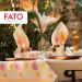 Fato 50-Pack Airlaid Paper Napkins | 40x40 cm Textile Effect Tangerine Magnolia Decor - Perfect for Events & Dining - Buy Online on GoSupps.com