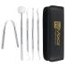 MACS Dentist Prepared Tools KIT-Dental Pick Dental Floss Threaders Toothpicks Dental Hygiene Kit Set Dental Instruments High Grade Stainless Steel Tarter Scraper Tarter Remover by Macs