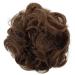 CAISHA by PRETTYSHOP Messy Scrunchie Bun Voluminous Wavy Hairpiece Heat-resistant Synthetic Fibres Brown Mix G26A L brown mix #4/30 G26AL