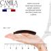 Camila Paris NV133 French Hair Banana Clincher Clip - Classic Girls Updo Ponytail Holder - Non Slip Interlocking Comb - Fashion Hair Accessories for Women - Made in France - Buy Online on GoSupps.com
