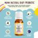 Mama Natural Baby Probiotic Drops - Pediatrician-Tested Infant Health Support | 4 Billion CFU for Colic Relief & Constipation Ease | Unflavored Gas & Digestive Aid - 0.28 Fl Oz - Buy Online on GoSupps.com