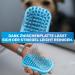 Bluepet Fellfein Bathing Brush for Short Hair Dogs & Cats - Rubber Cover Massage Effect Removes Loose Hair & Dirt - Ideal for Bathing & Grooming - Buy Online on GoSupps.com