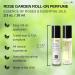 Rose Garden Roll-On Perfume with Rose Essential Oil Alcohol-Free All-Natural Organic Long-Lasting Fragrance - Travel-Size Perfume for Women - TSA Approved 0.33 oz / 10 ml - Buy Online on GoSupps.com
