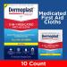 Dermoplast 3-in-1 Medicated First Aid Cloths - Sting-Free Formula for Cuts, Scrapes, Burns - 10 Individually Wrapped Wipes - Buy Online on GoSupps.com