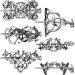 6 Pieces Silver Celtic Hair Slide Retro Hairpin Celtic Knot Hair Stick Vintage Metal Hair Barrette Hair Clips Hairpin Hair Accessories for Women and Girls