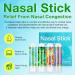 Ruduwu 4 Pack Nasal Stick Nasal Inhaler Stick Nose Inhaler Boost Energy Set Inhaler Sinus & Congestion Relief Daily Relaxation Stress Relief Pure Natural Ingredients - Buy Online on GoSupps.com