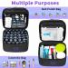 Women's Nail Polish Carrying Case - Holds 30 Bottles, Water Resistant Double Layer Organizer for Manicure Accessories - Black - Buy Online on GoSupps.com
