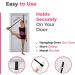 Leg Stretcher Strap for Flexibility - Adjustable Door Stretch Strap for Improved Leg Stretching - Door Flexibility Trainer Band for Dance, Cheer, Ballet - Black - Buy Online on GoSupps.com
