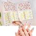 Nail Sticker Storage Book - 144 Slot Organizer Album for Nail Art Decals - Display and Collect Your Stickers with Ease - Buy Online on GoSupps.com